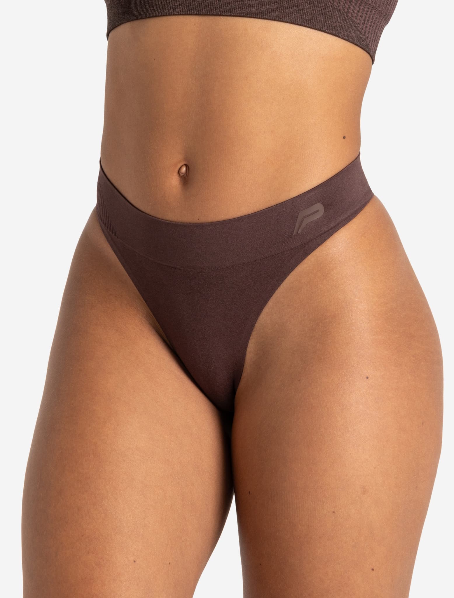 ADAPT 2.0 Seamless Thong - Cherry Brown - Image 4