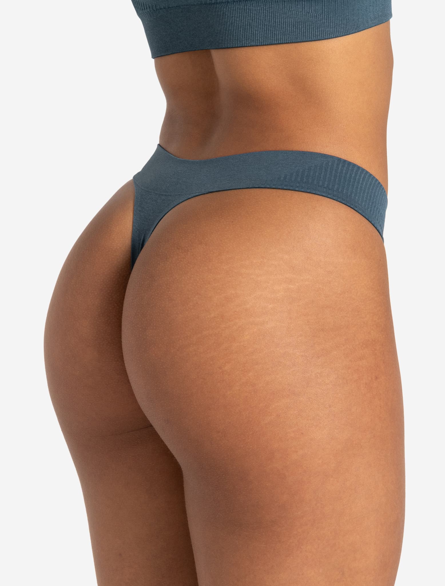 ADAPT 2.0 Seamless Thong - Petrol Blue - Image 3