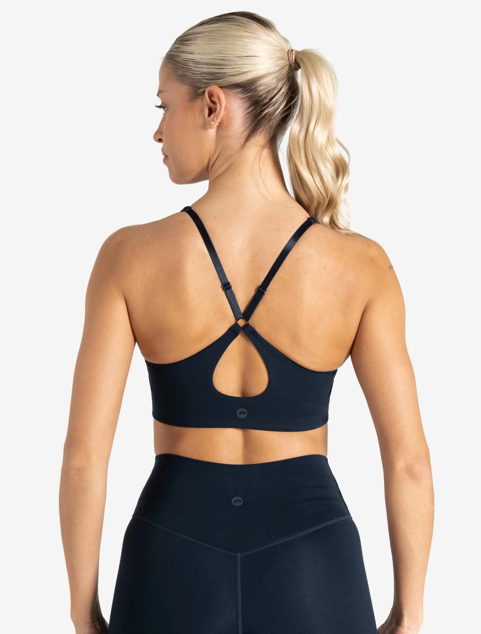 Allure Adjustable Sports Bra - Dark Navy - Image 2