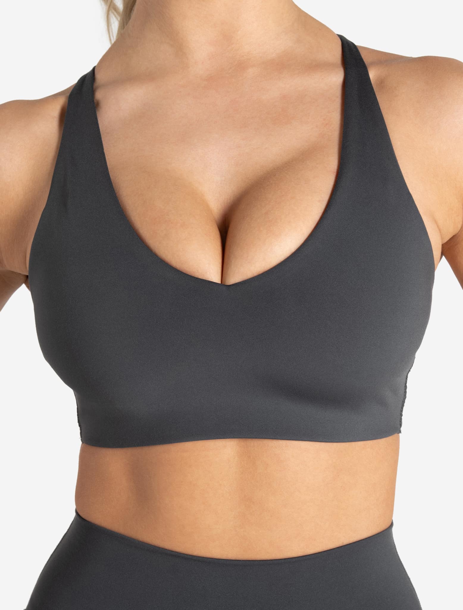 Allure Adjustable Sports Bra - Storm Grey - Image 3