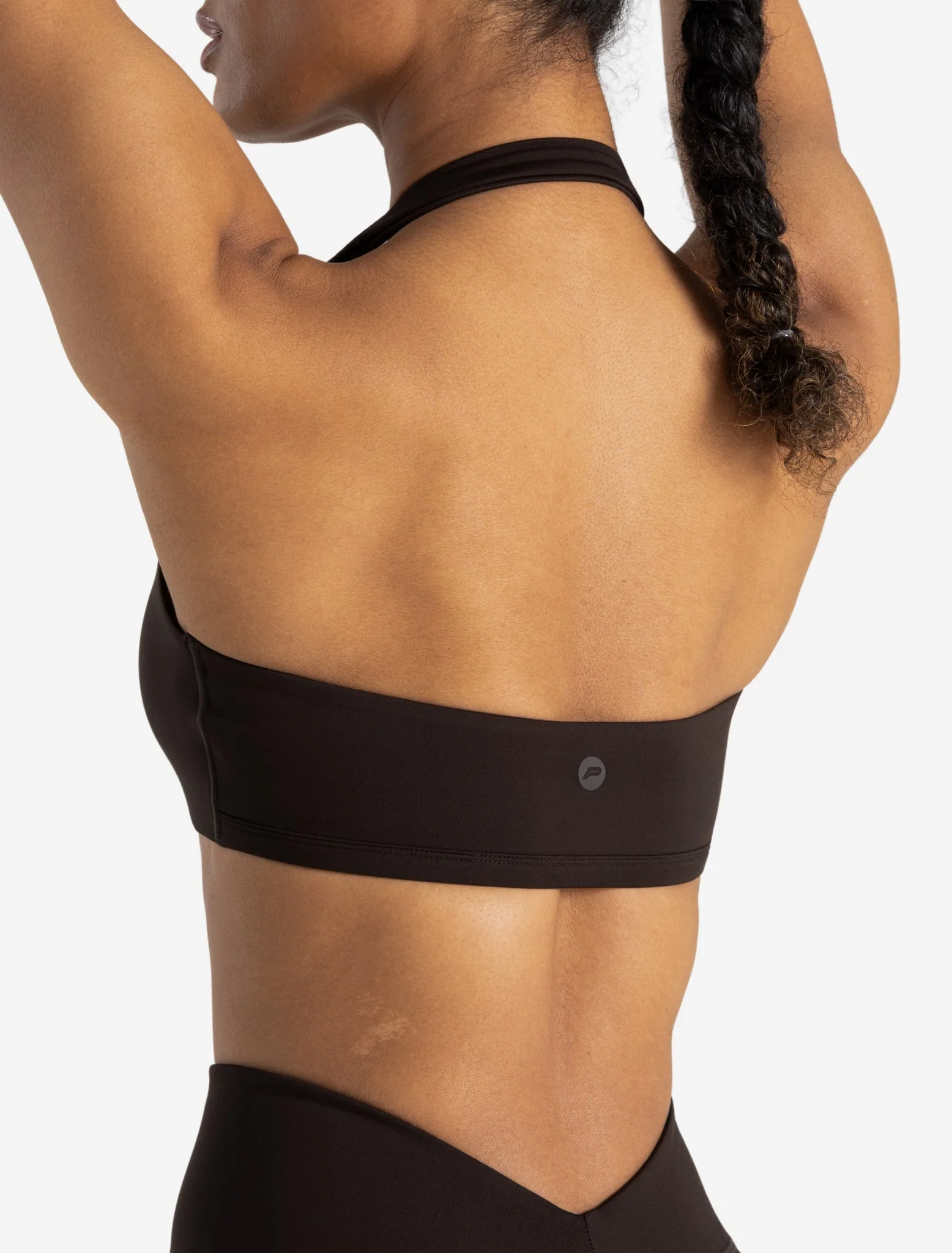 Allure Halter Sports Bra - Espresso - Image 4