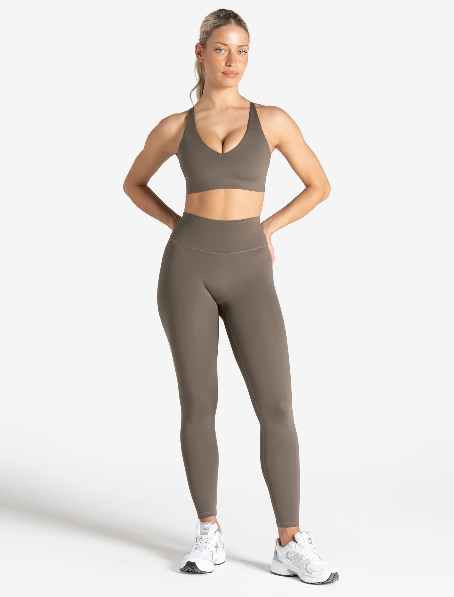 Allure Leggings - Taupe - Image 7