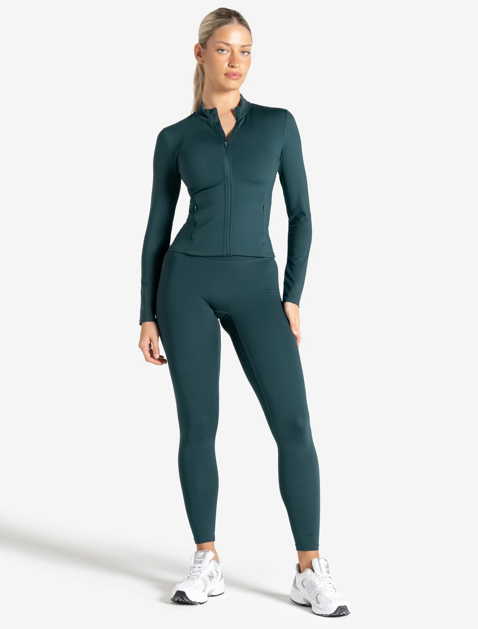 Allure Zip Jacket - Marine Teal - Image 6