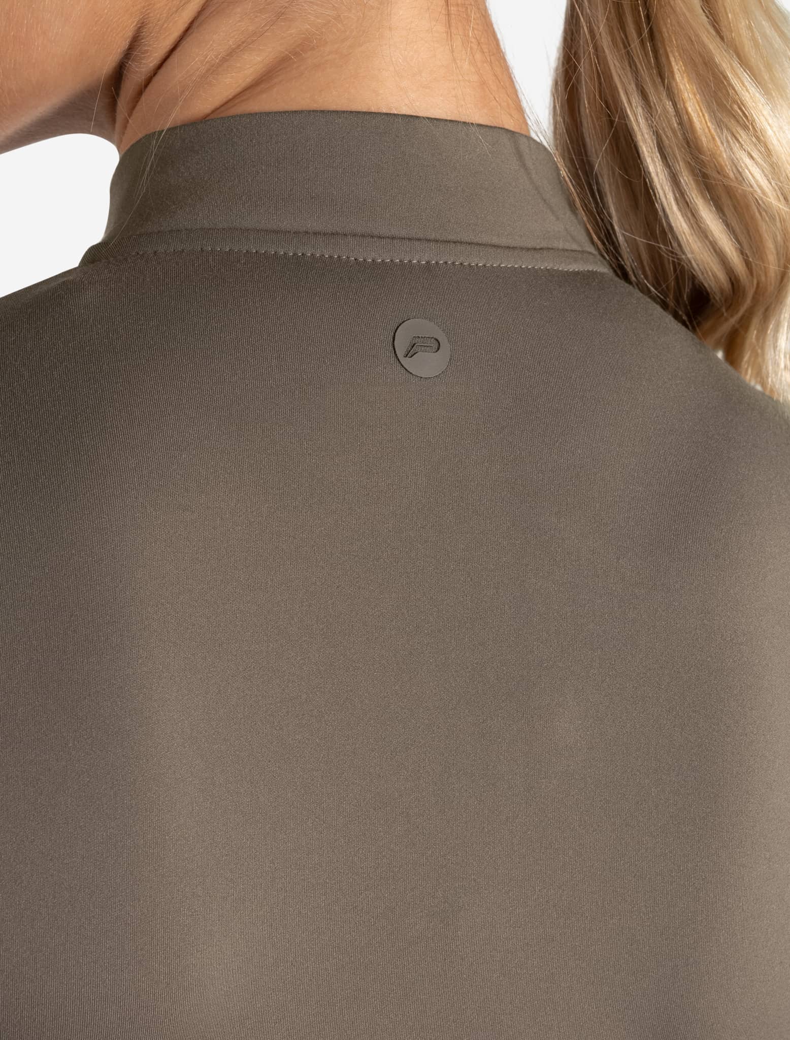 Allure Zip Jacket - Taupe - Image 4