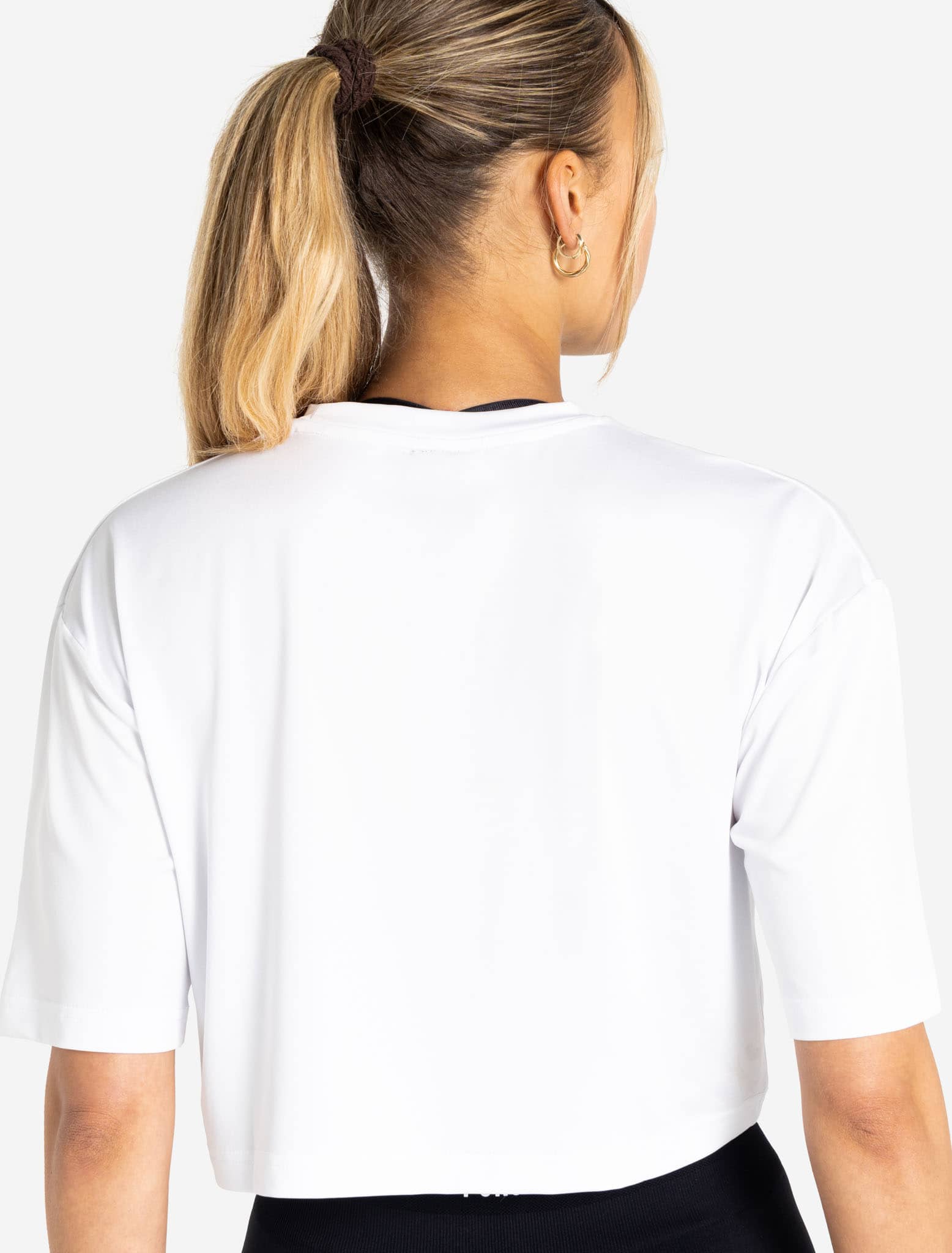 BreathEasy Crop T-Shirt - White - Image 4