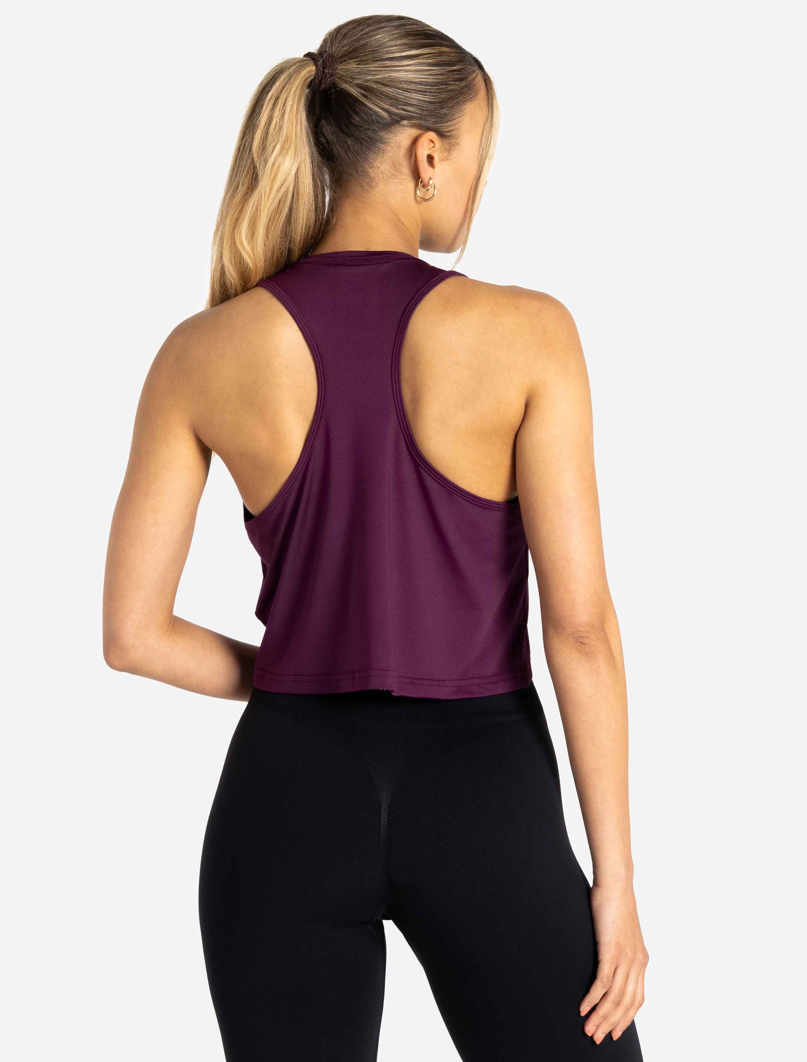 BreathEasy Crop Vest - Purple - Image 6