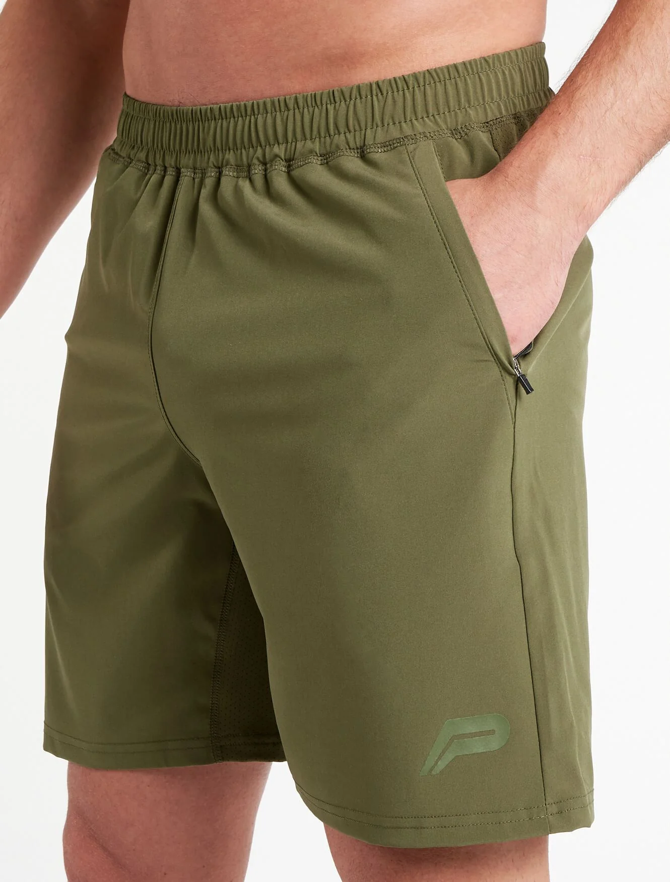 BreathEasy Training Shorts - Khaki - Image 4