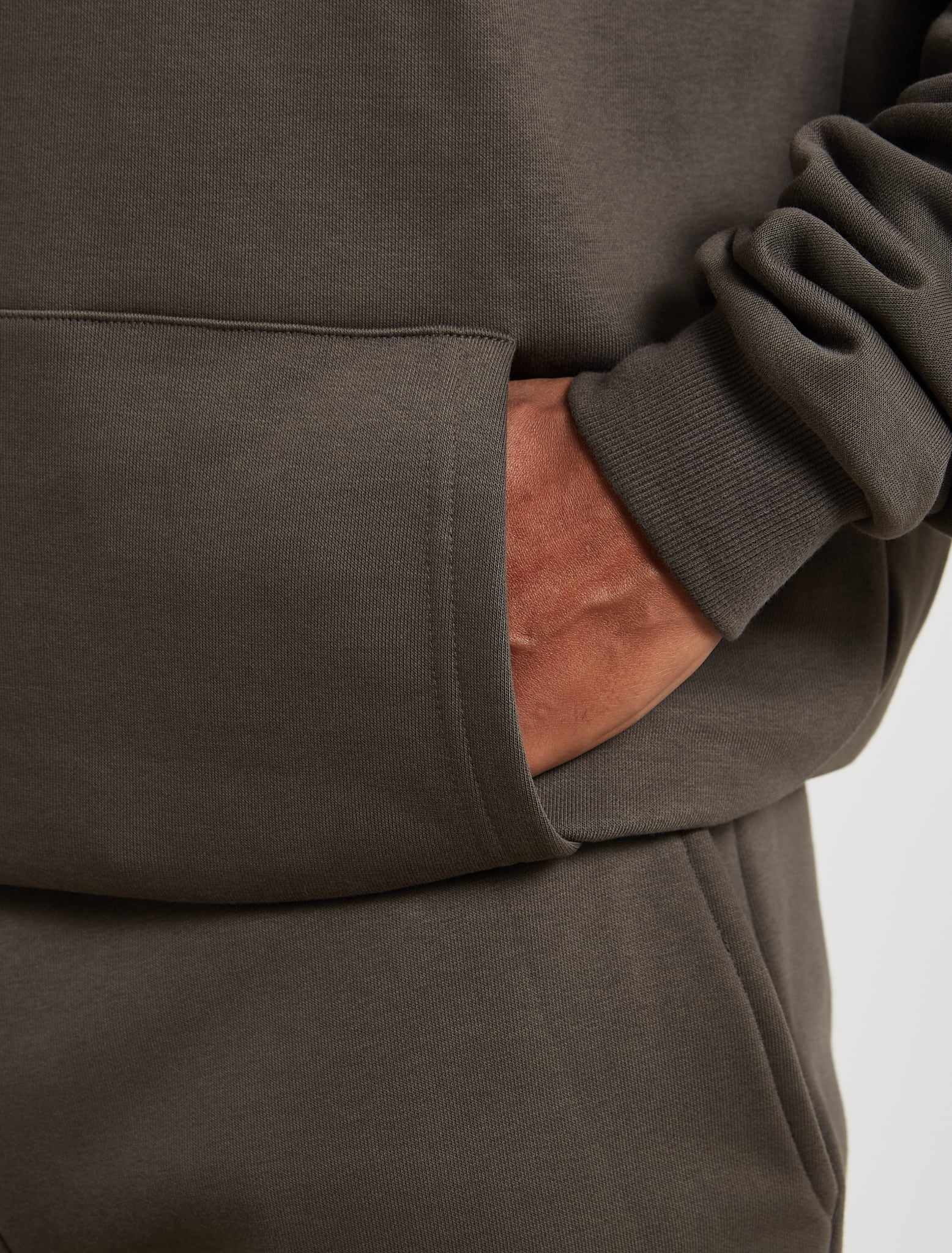 Classic Fleece Hoodie - Camo Grey - Image 3