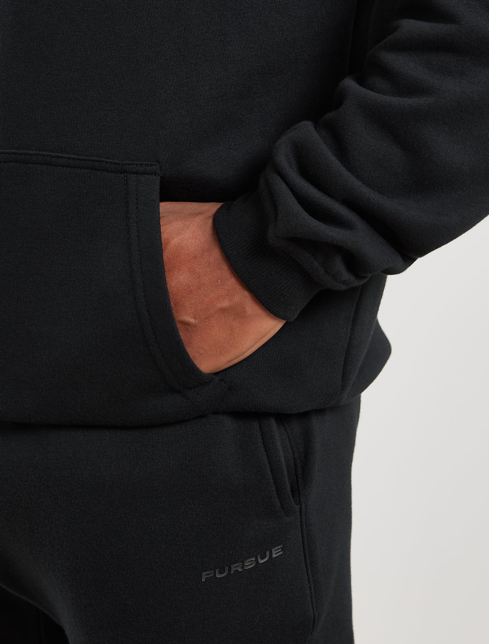 Core Fleece Hoodie - Black - Image 3