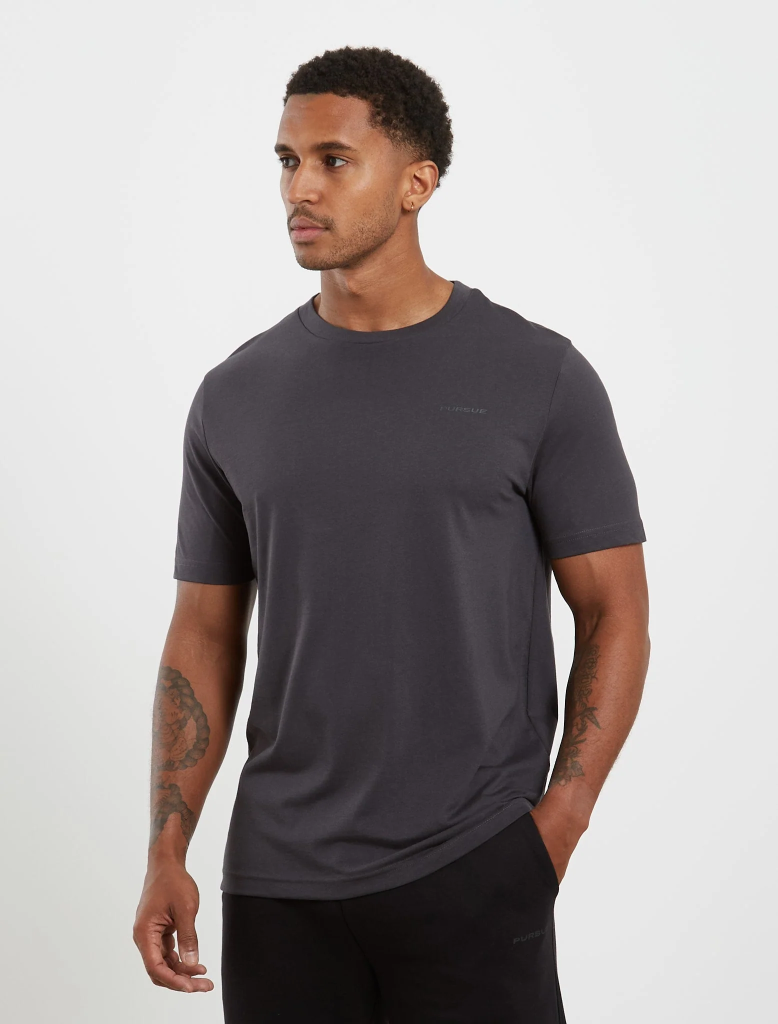 Core Relaxed Fit T-Shirt - Onyx Grey - Image 3