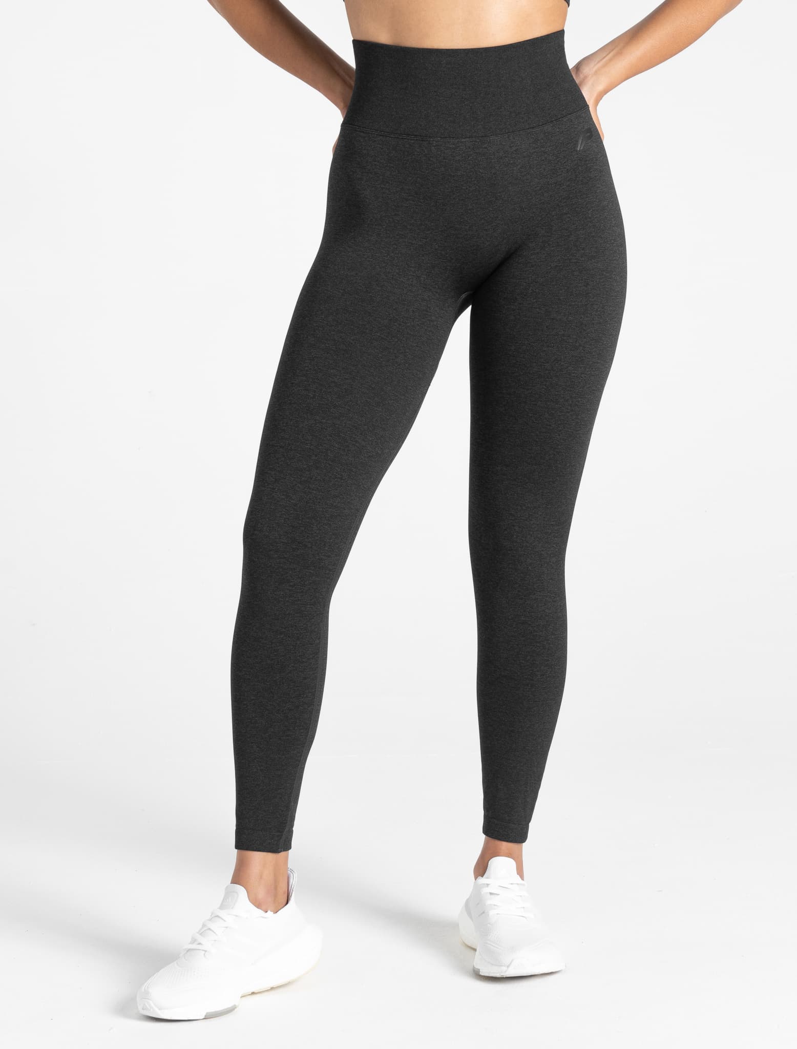 Core Seamless Pocket Leggings - Black Marl - Image 3