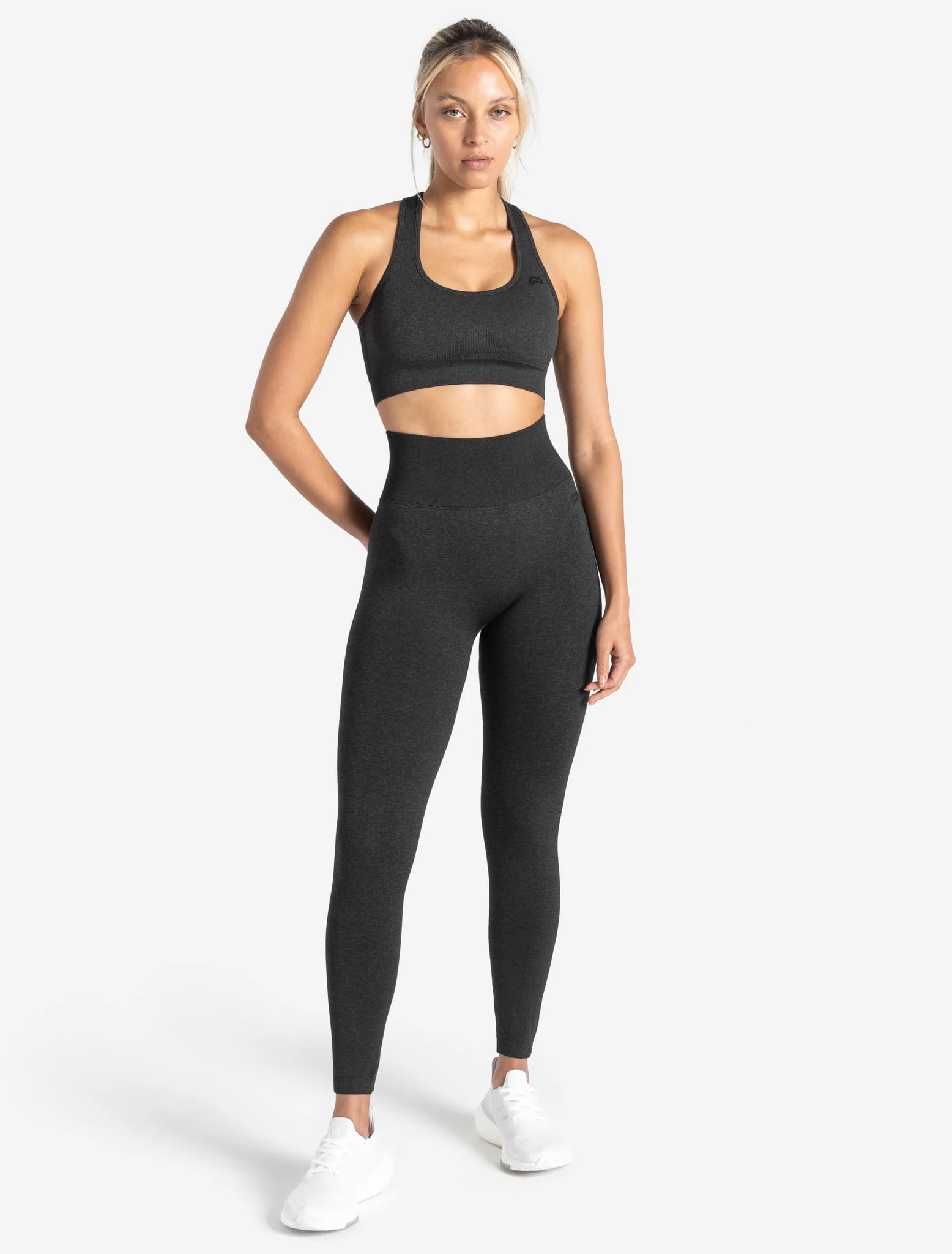 Core Seamless Pocket Leggings - Black Marl - Image 8