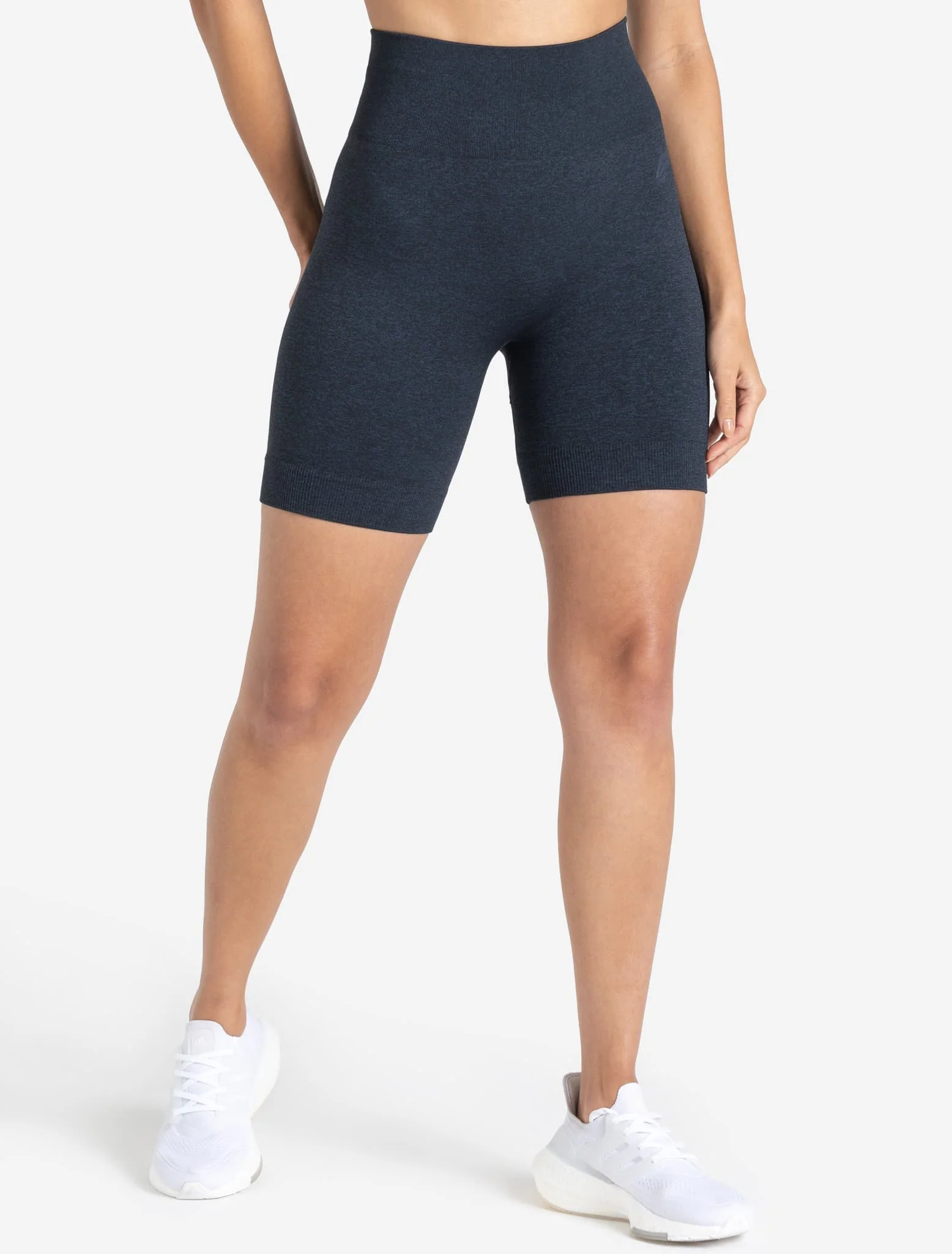 Core Seamless Shorts - Navy Marl - Image 2