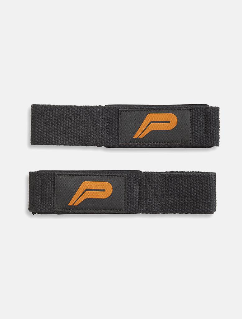 Gel Padded Lifting Straps - Black.Orange - Image 4