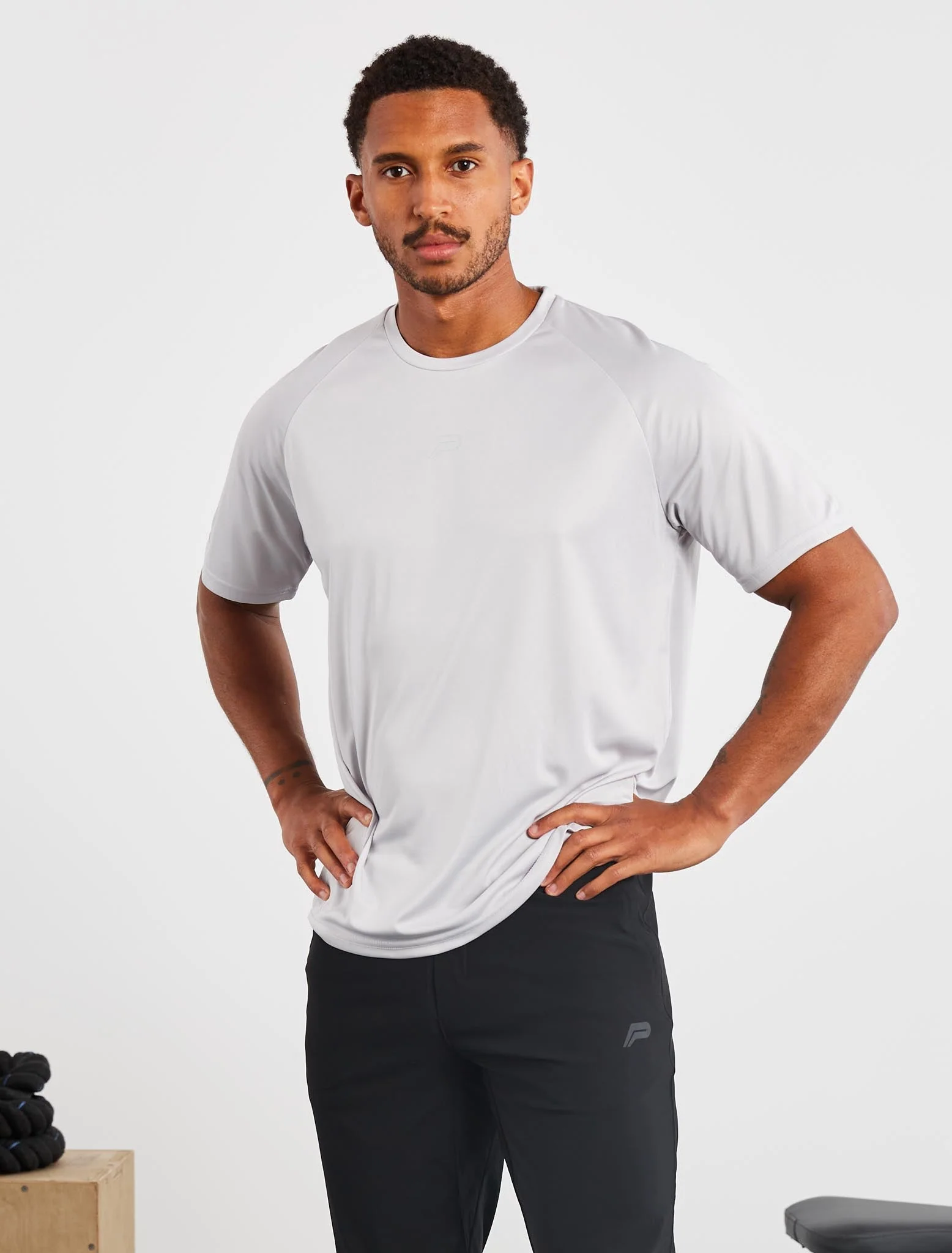 Relaxed Fit Training T-Shirt - Grey - Image 3
