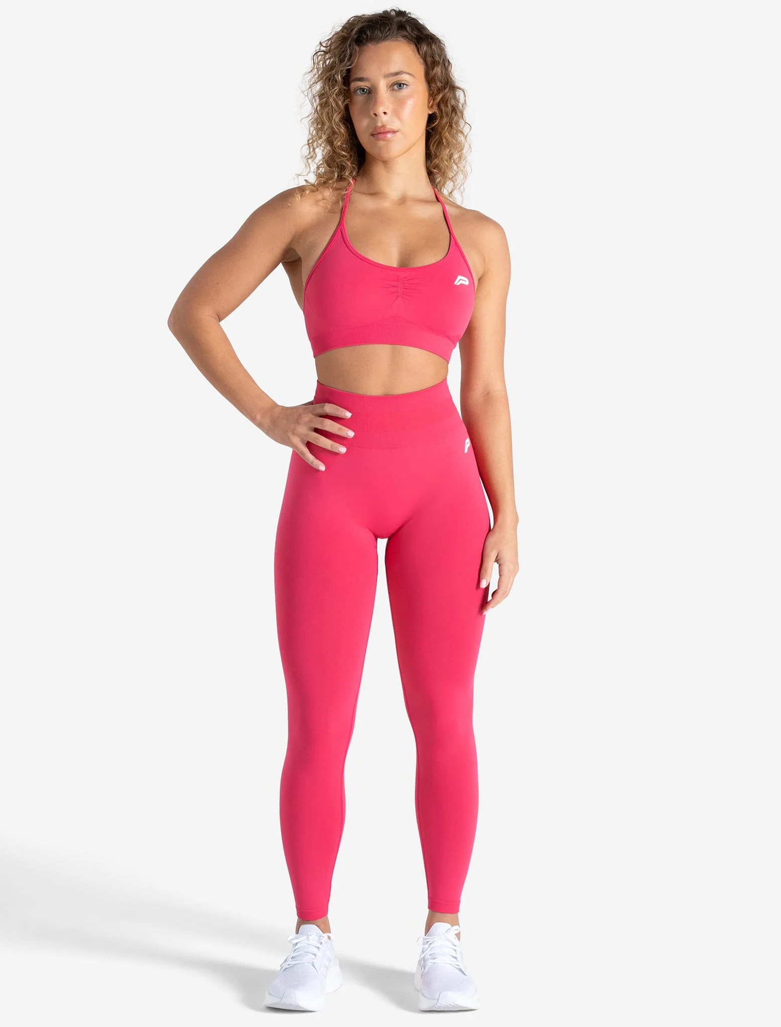 Scrunch Seamless Adjustable Sports Bra - Bubblegum Pink - Image 5