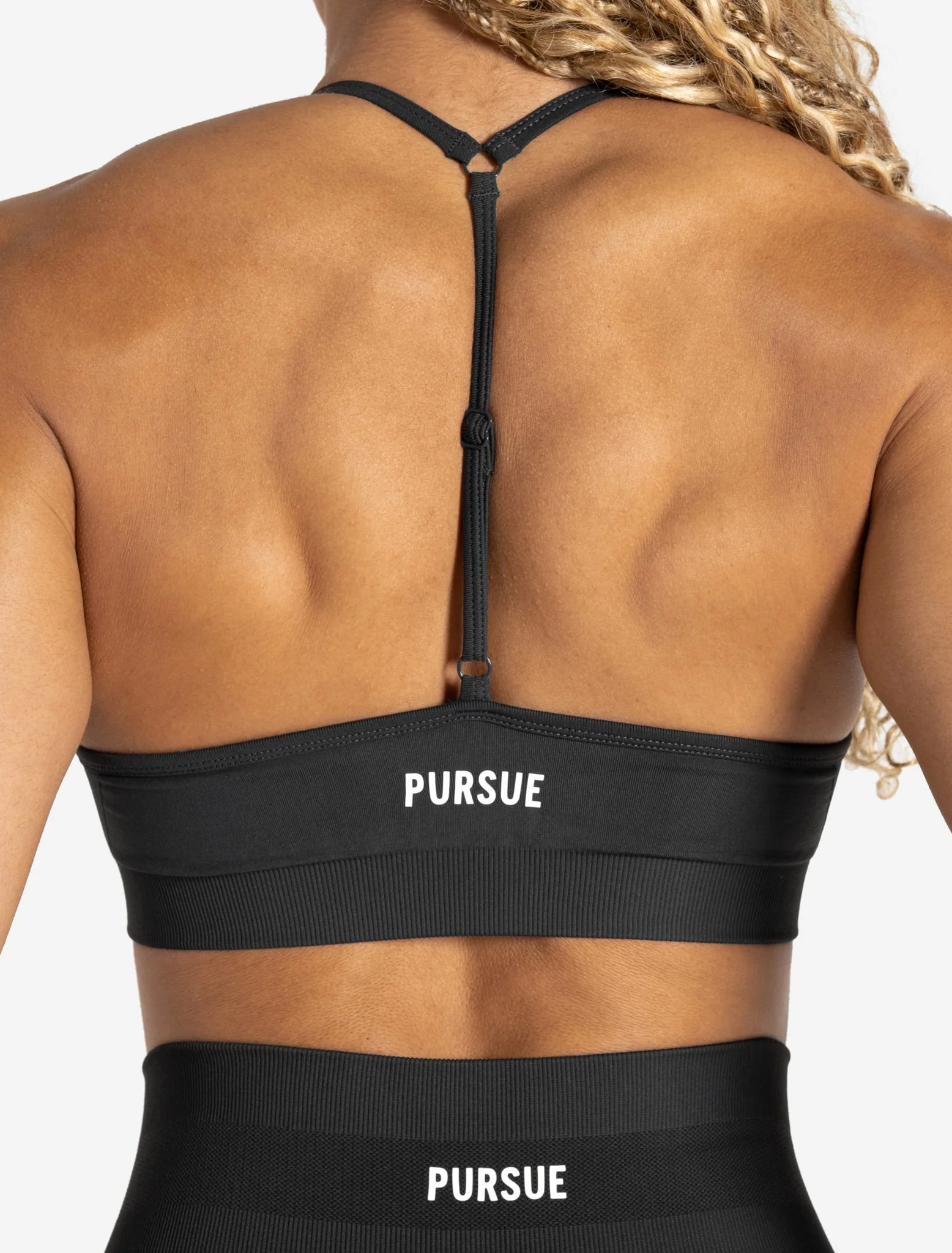 Scrunch Seamless Adjustable Sports Bra - Woodland Grey - Image 3
