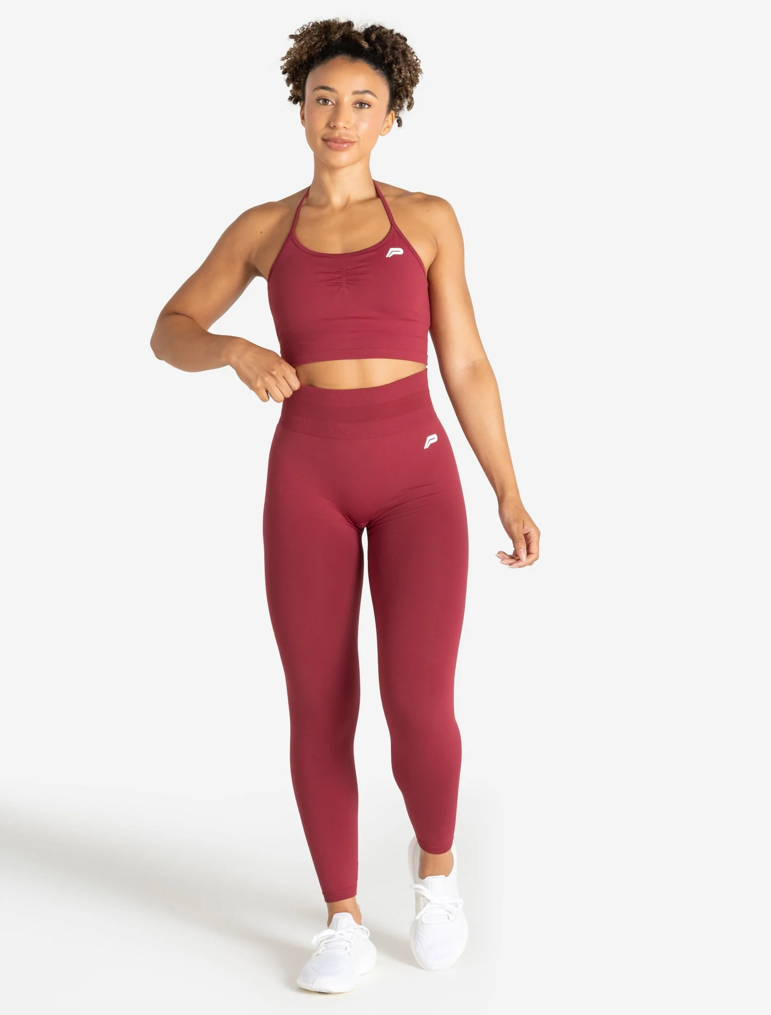 Scrunch Seamless Leggings - Raspberry - Image 5