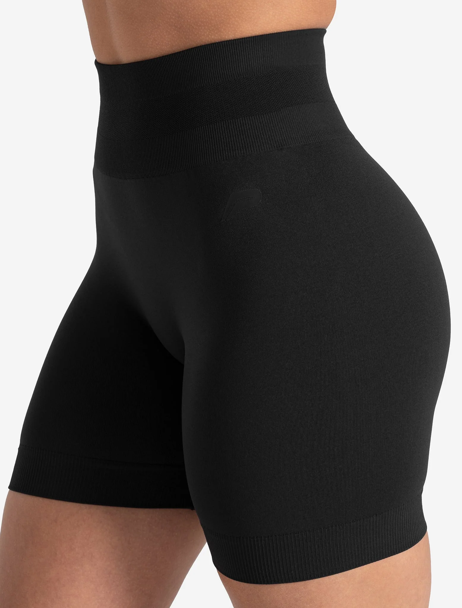 Scrunch Seamless Shorts - Blackout - Image 4