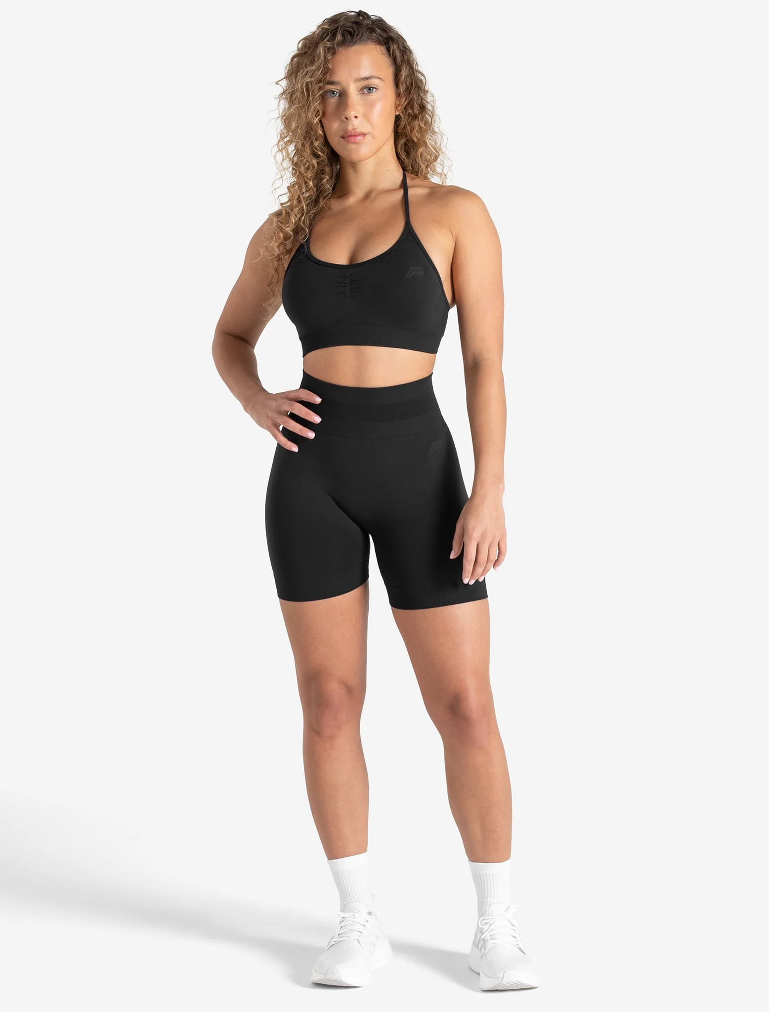 Scrunch Seamless Shorts - Blackout - Image 7