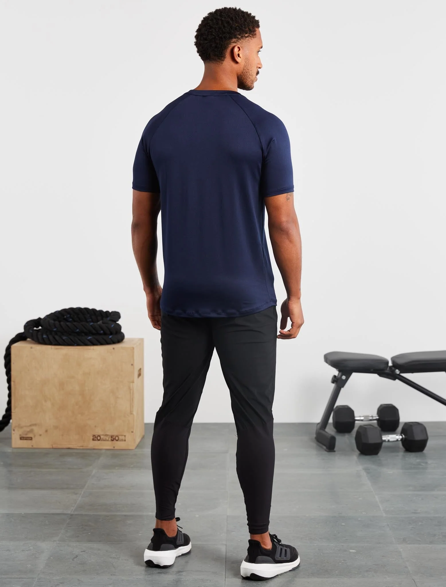 Statement T-Shirt - Navy - Image 6