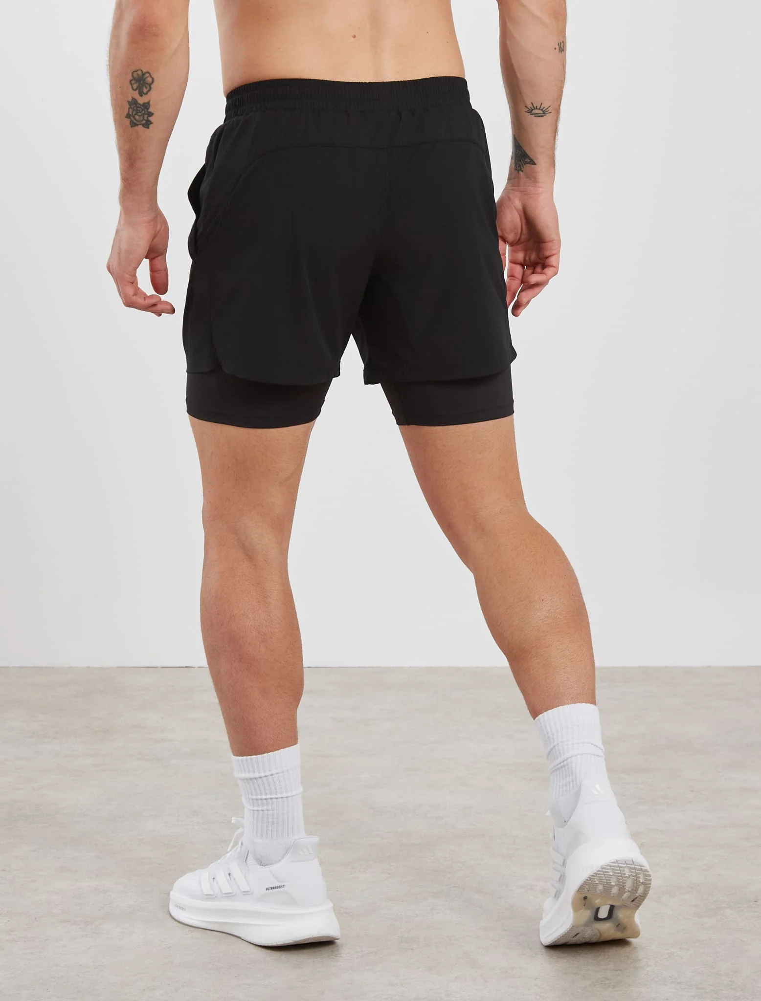Training 5" 2-in-1 Shorts - Black - Image 2