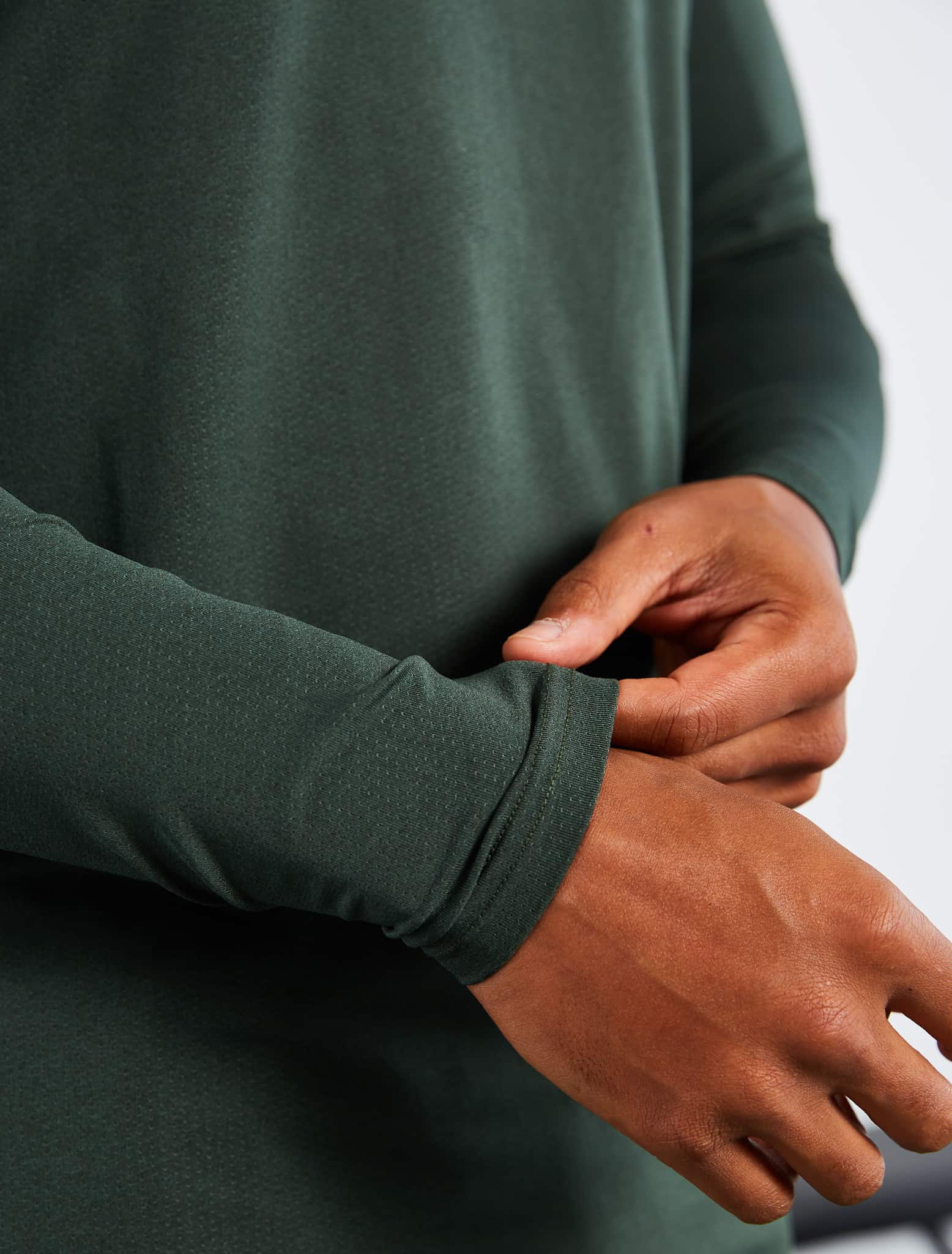 Training Long Sleeve T-Shirt - Dark Green - Image 3
