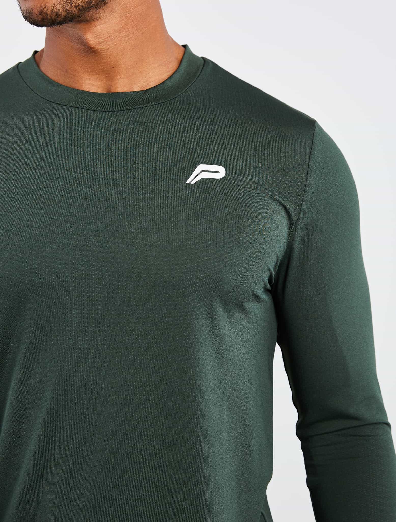 Training Long Sleeve T-Shirt - Dark Green - Image 4