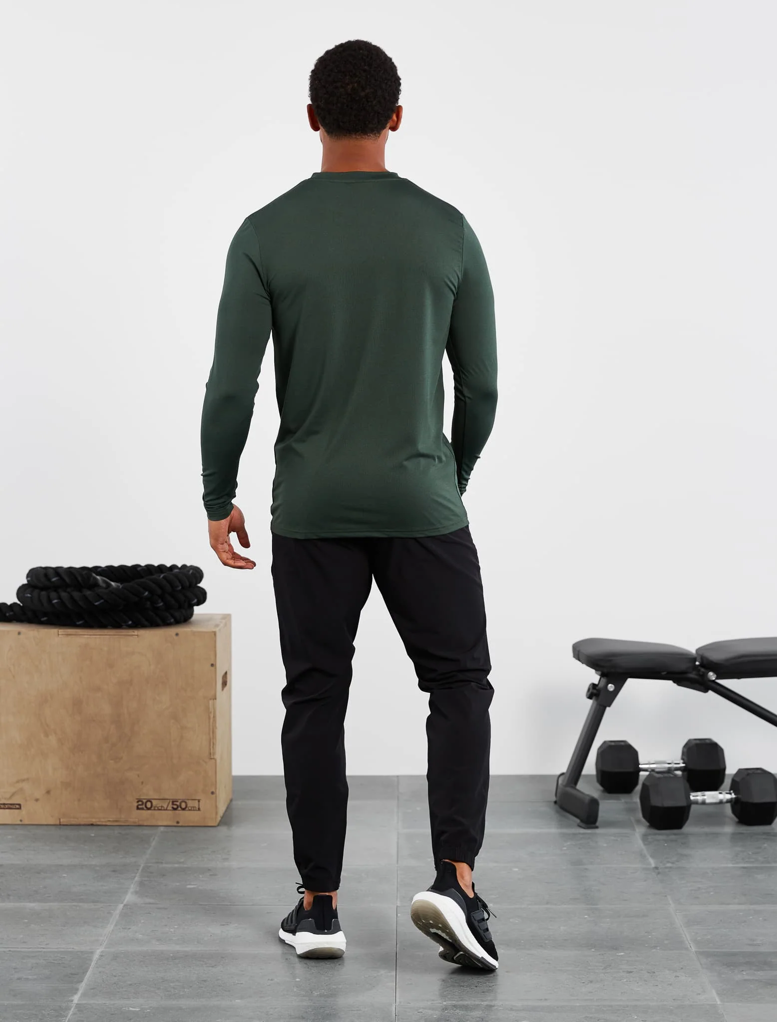 Training Long Sleeve T-Shirt - Dark Green - Image 5