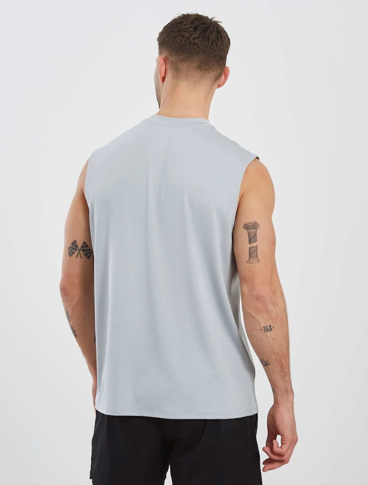 Training Oversized Tank - Light Grey - Image 2
