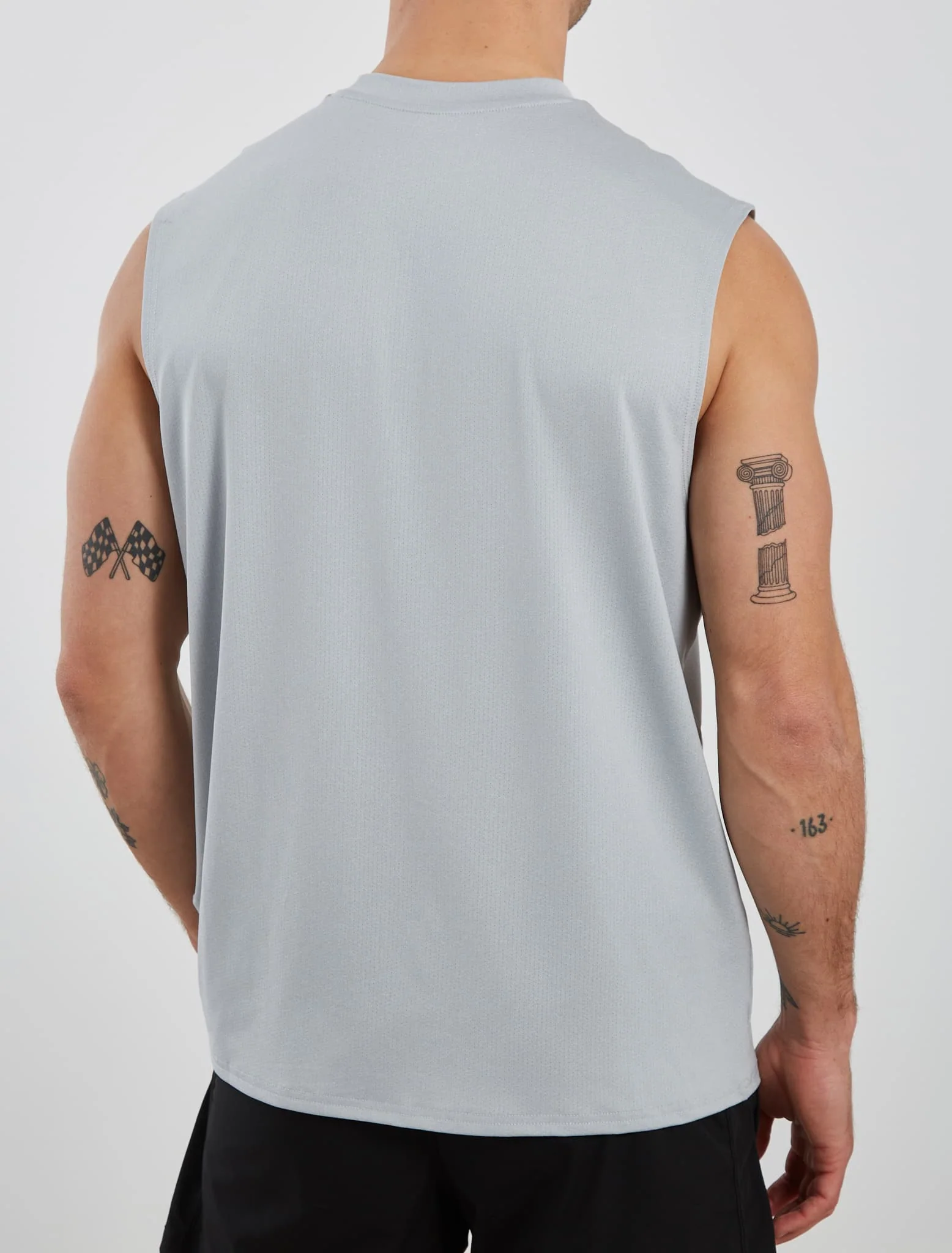 Training Oversized Tank - Light Grey - Image 4