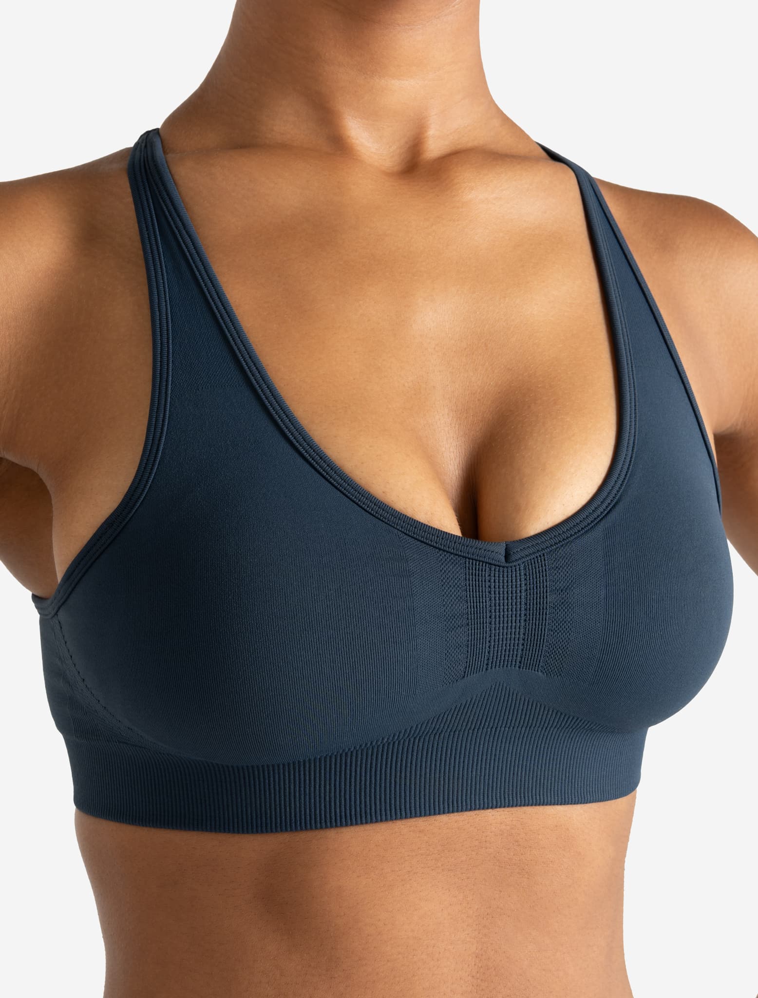 Training Seamless Sports Bra - Dark Blue - Image 4
