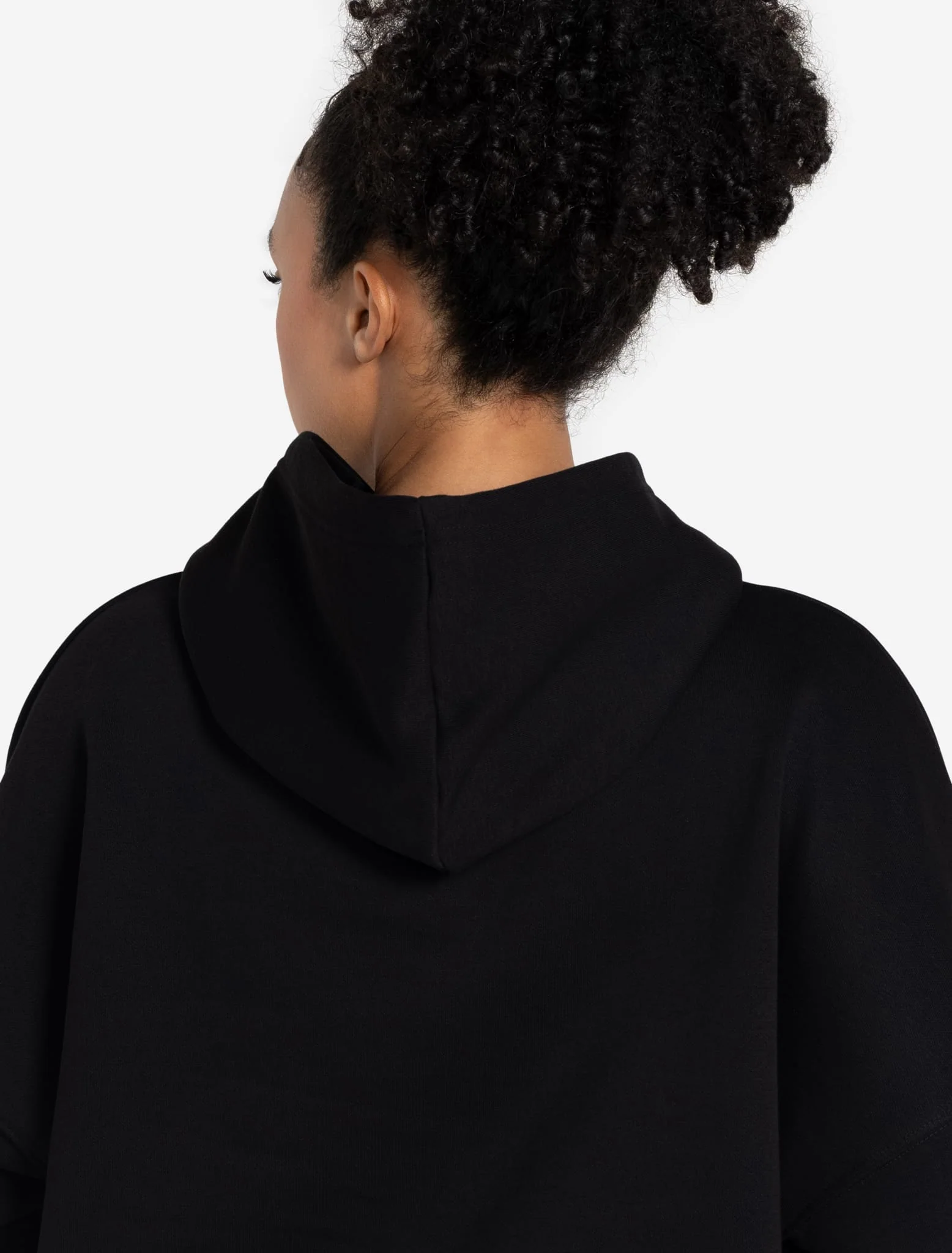 Varsity Oversized Hoodie - Black - Image 4