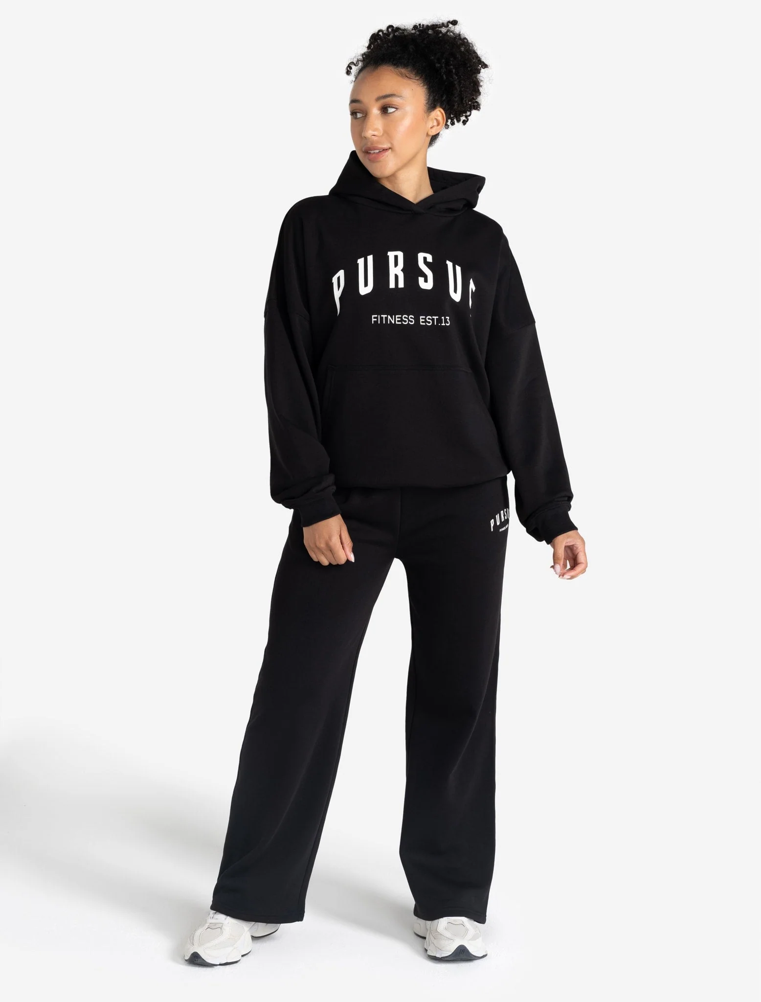 Varsity Oversized Hoodie - Black - Image 7